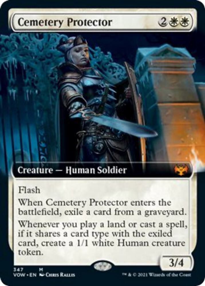Cemetery Protector (Extended Art) 347 card from Innistrad: Crimson Vow
