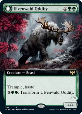 Ulvenwald Oddity (Extended Art) 394 card from Innistrad: Crimson Vow