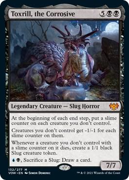 Toxrill, the Corrosive 132 card from Innistrad: Crimson Vow
