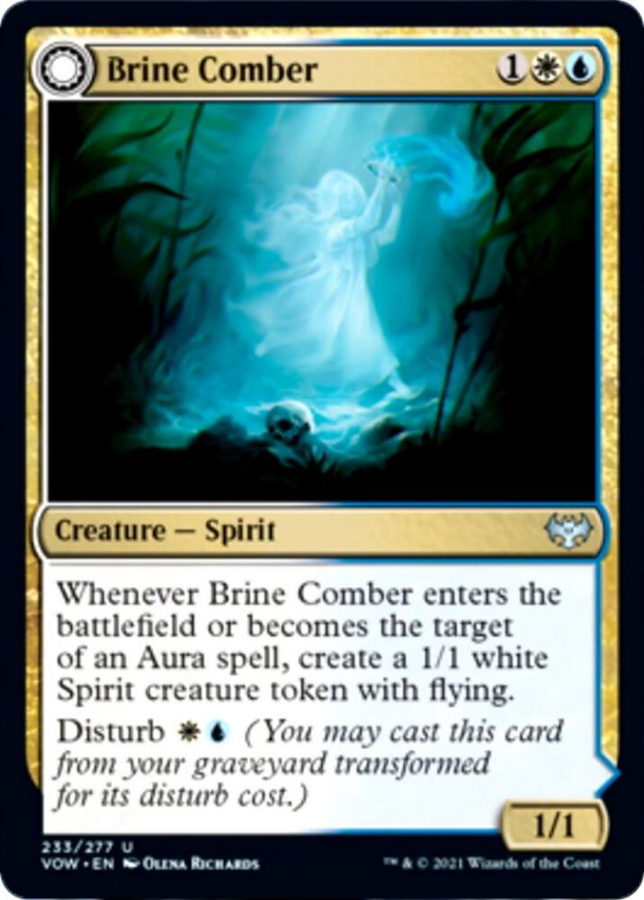 Brine Comber 233 card from Innistrad: Crimson Vow