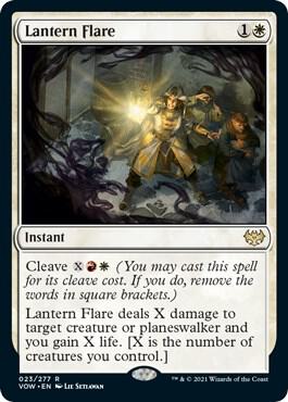 Lantern Flare 23 card from Innistrad: Crimson Vow