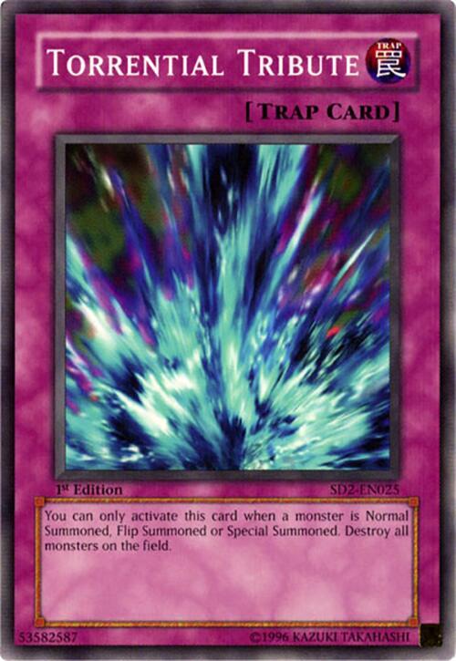 Torrential Tribute SD2-EN025 card from Structure Deck: Zombie Madness