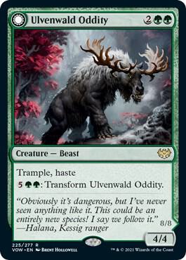Ulvenwald Oddity 225 card from Innistrad: Crimson Vow