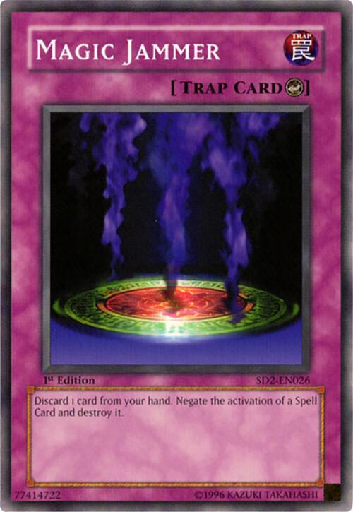 Magic Jammer SD2-EN026 card from Structure Deck: Zombie Madness