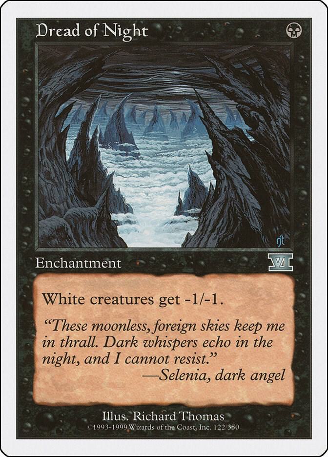 Dread of Night 122 card from Classic Sixth Edition