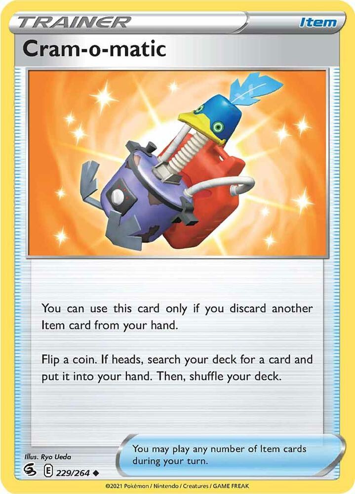 Cram-o-matic 229/264 card from SWSH08: Fusion Strike