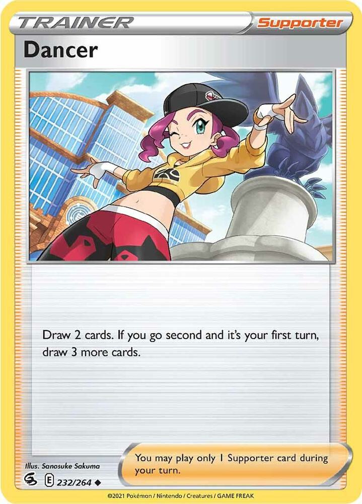 Dancer 232/264 card from SWSH08: Fusion Strike