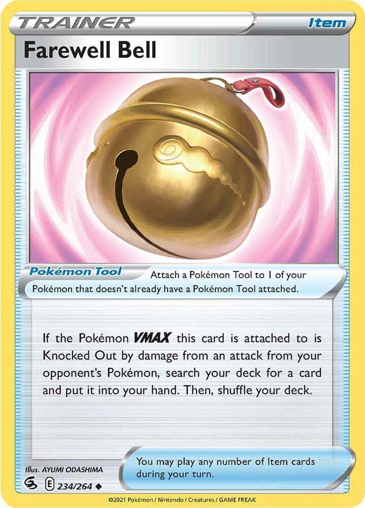 Farewell Bell 234/264 card from SWSH08: Fusion Strike