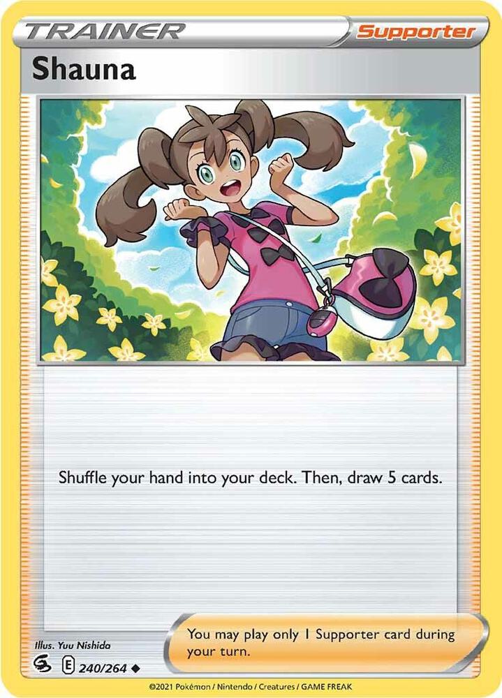 Shauna 240/264 card from SWSH08: Fusion Strike