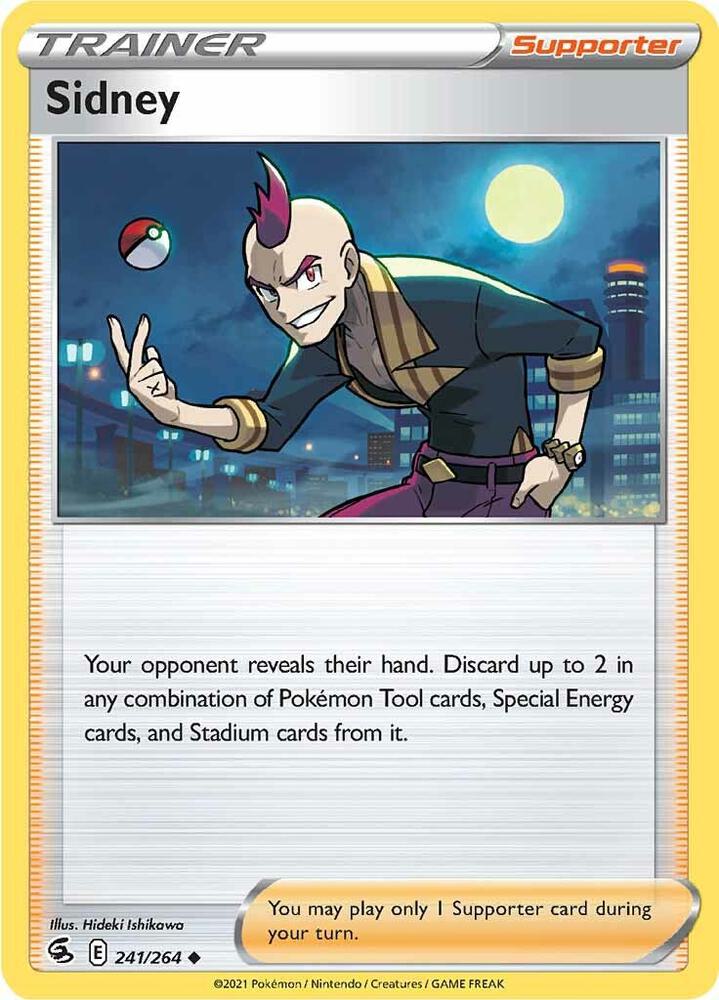 Sidney 241/264 card from SWSH08: Fusion Strike