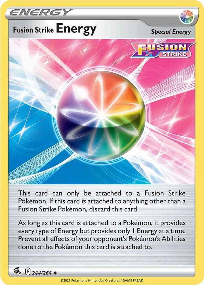 Fusion Strike Energy 244/264 card from SWSH08: Fusion Strike