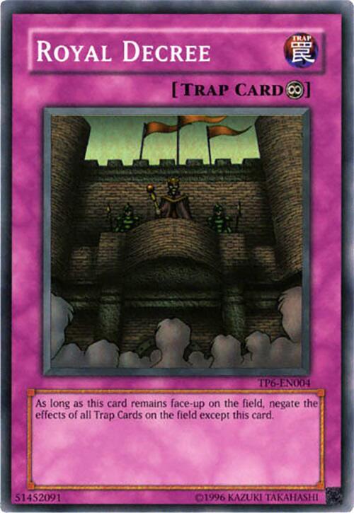 Royal Decree TP6-EN004 card from Tournament Pack 6