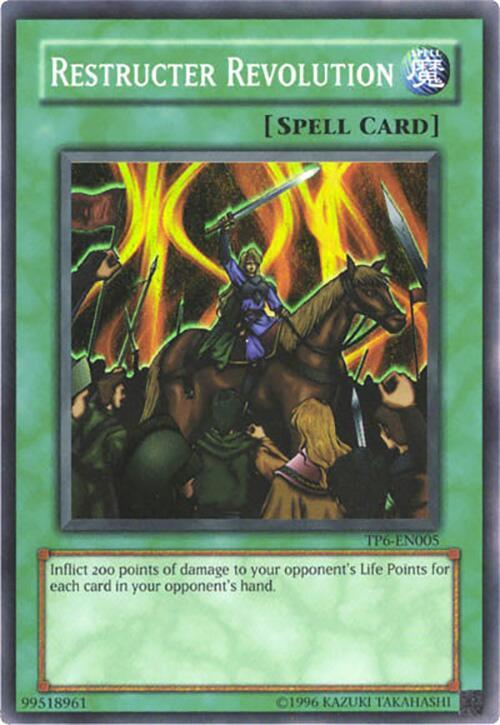Restructer Revolution TP6-EN005 card from Tournament Pack 6