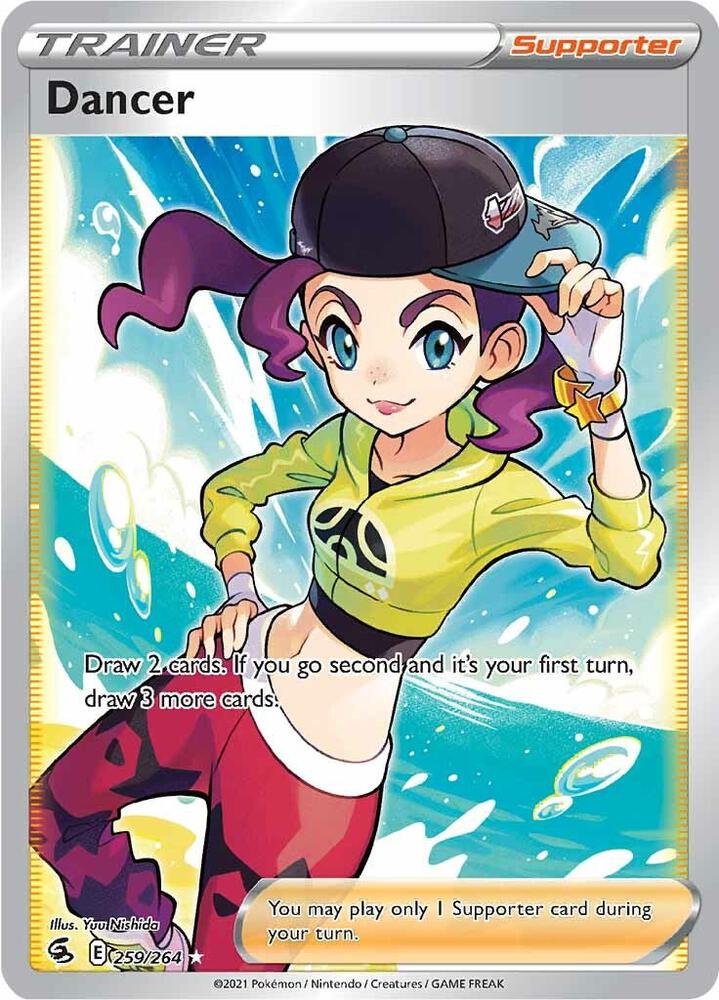 Dancer (Full Art) 259/264 card from SWSH08: Fusion Strike