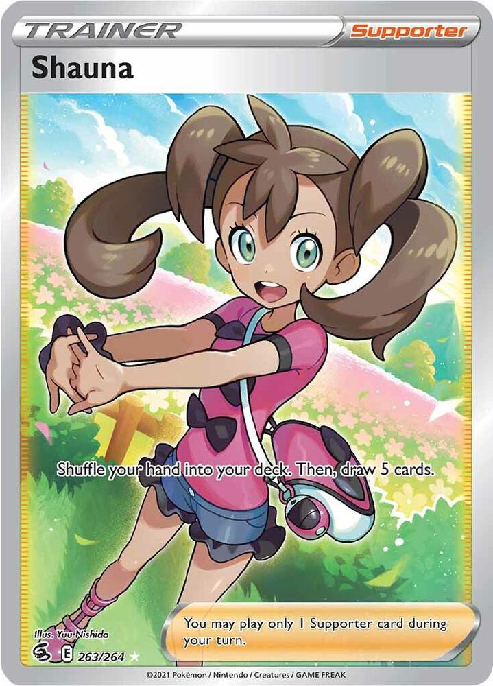 Shauna (Full Art) 263/264 card from SWSH08: Fusion Strike