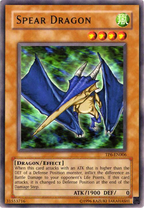 Spear Dragon TP6-EN006 card from Tournament Pack 6