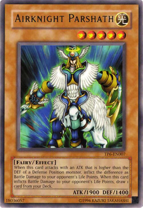 Airknight Parshath TP6-EN007 card from Tournament Pack 6