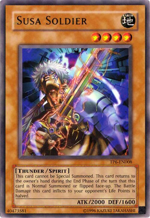 Susa Soldier TP6-EN008 card from Tournament Pack 6