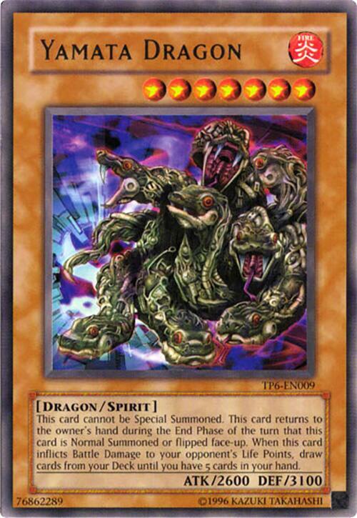 Yamata Dragon TP6-EN009 card from Tournament Pack 6