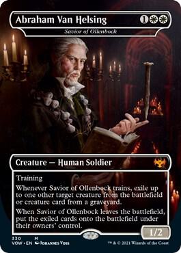 Abraham Van Helsing - Savior of Ollenbock 330 card from Innistrad: Crimson Vow