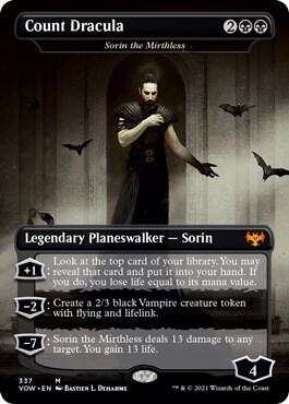 Count Dracula - Sorin the Mirthless 337 card from Innistrad: Crimson Vow
