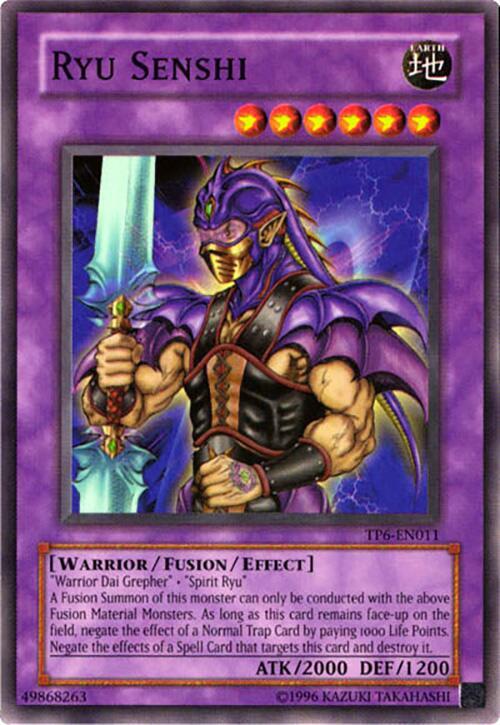 Ryu Senshi TP6-EN011 card from Tournament Pack 6