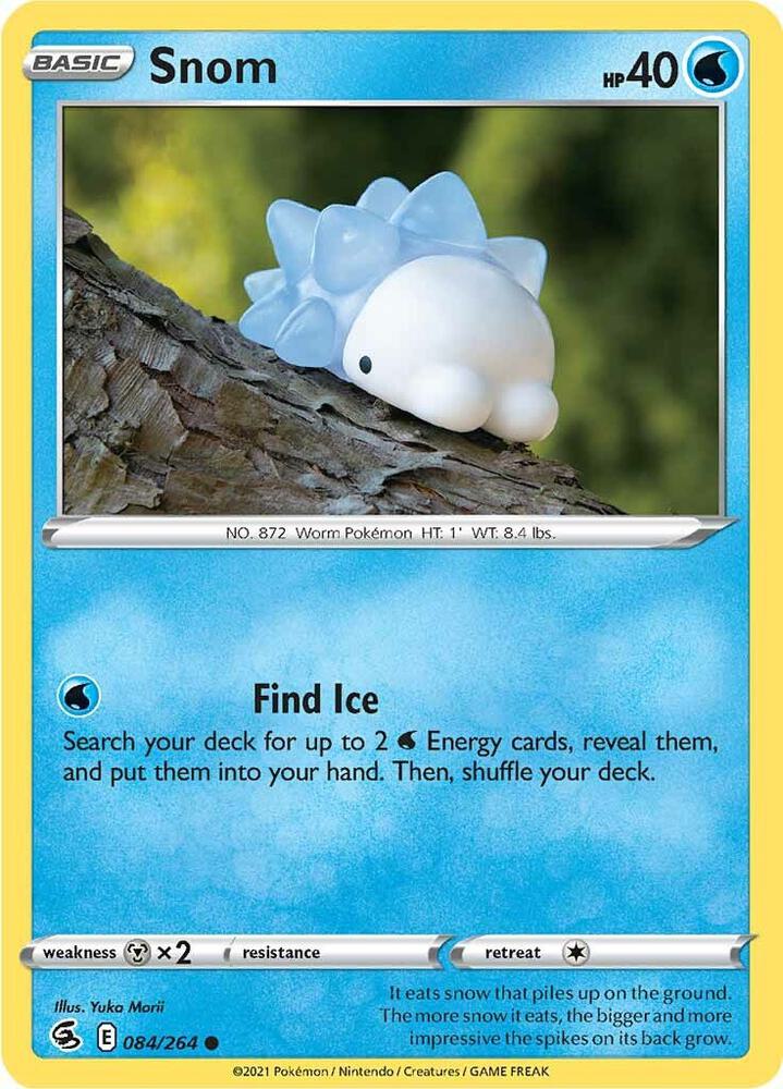 Snom 084/264 card from SWSH08: Fusion Strike