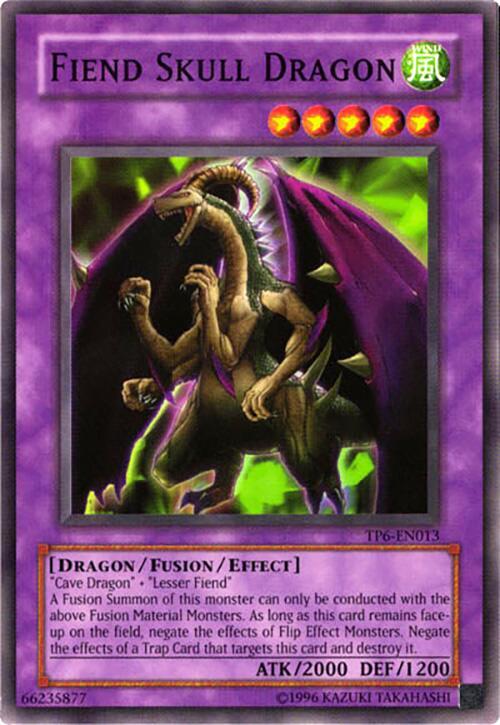 Fiend Skull Dragon TP6-EN013 card from Tournament Pack 6