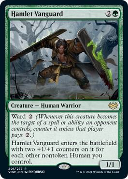 Hamlet Vanguard 201 card from Innistrad: Crimson Vow