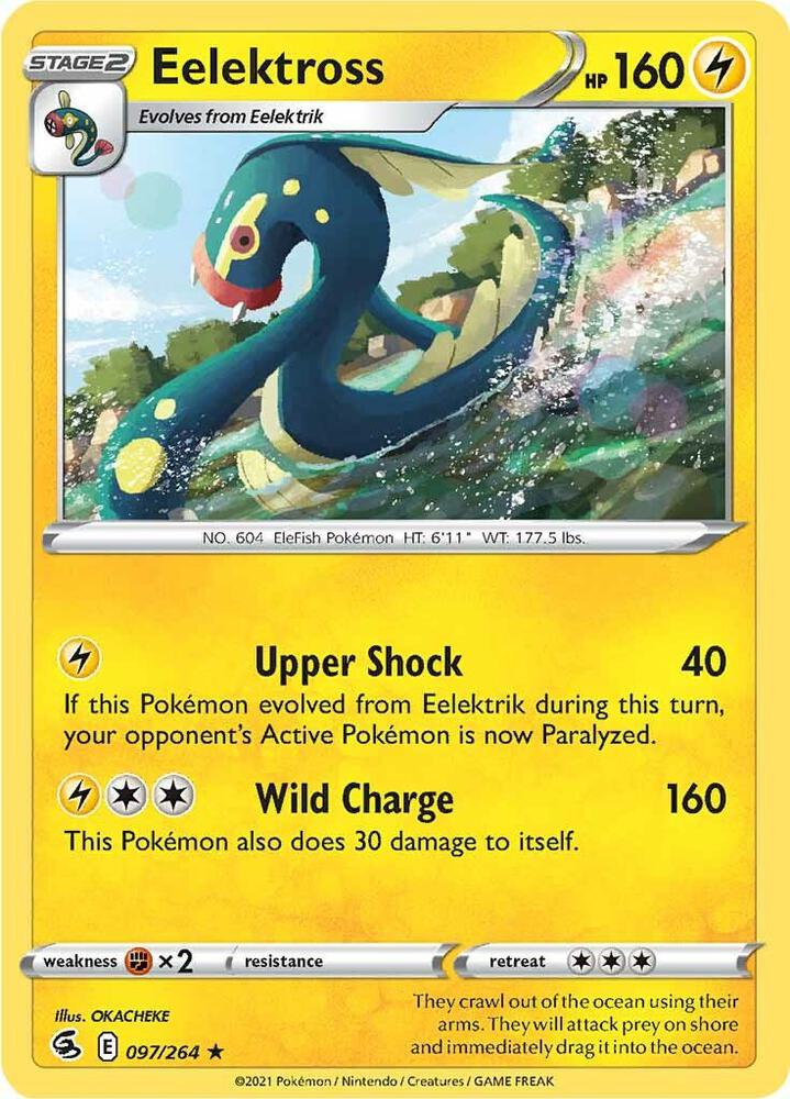 Eelektross 097/264 card from SWSH08: Fusion Strike