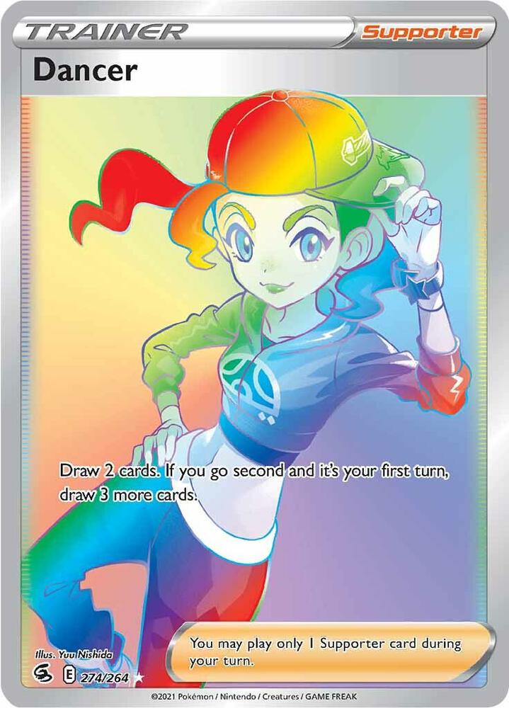 Dancer (Secret) 274/264 card from SWSH08: Fusion Strike