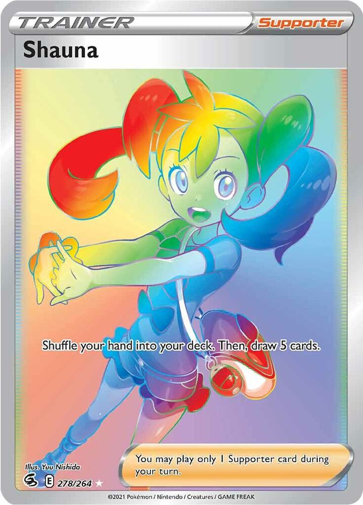 Shauna (Secret) 278/264 card from SWSH08: Fusion Strike