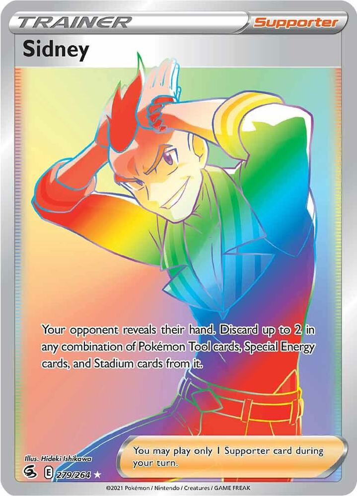 Sidney (Secret) 279/264 card from SWSH08: Fusion Strike