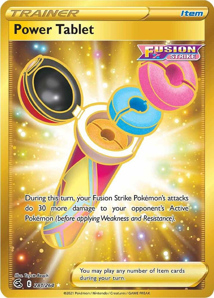 Power Tablet (Secret) 281/264 card from SWSH08: Fusion Strike