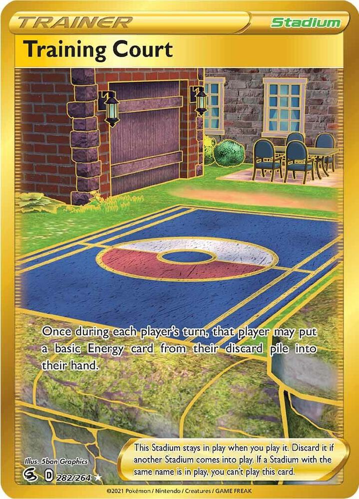 Training Court (Secret) 282/264 card from SWSH08: Fusion Strike