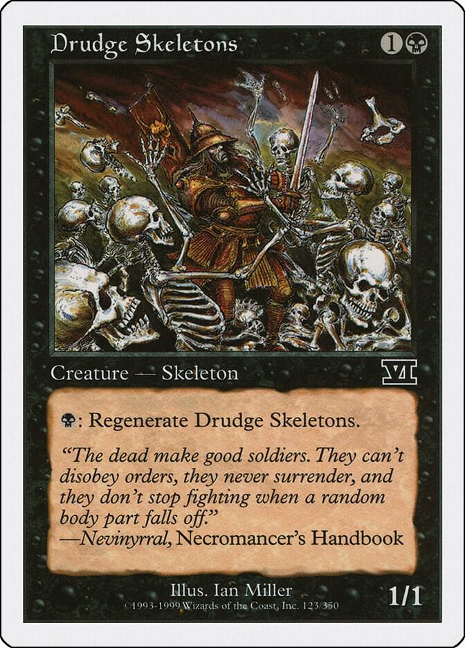 Drudge Skeletons 123 card from Classic Sixth Edition