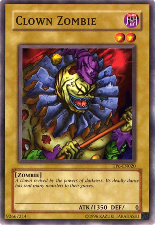 Clown Zombie TP6-EN020 card from Tournament Pack 6