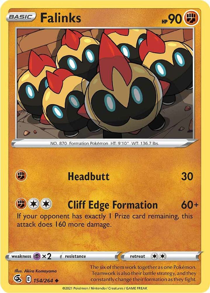 Falinks (154) 154/264 card from SWSH08: Fusion Strike