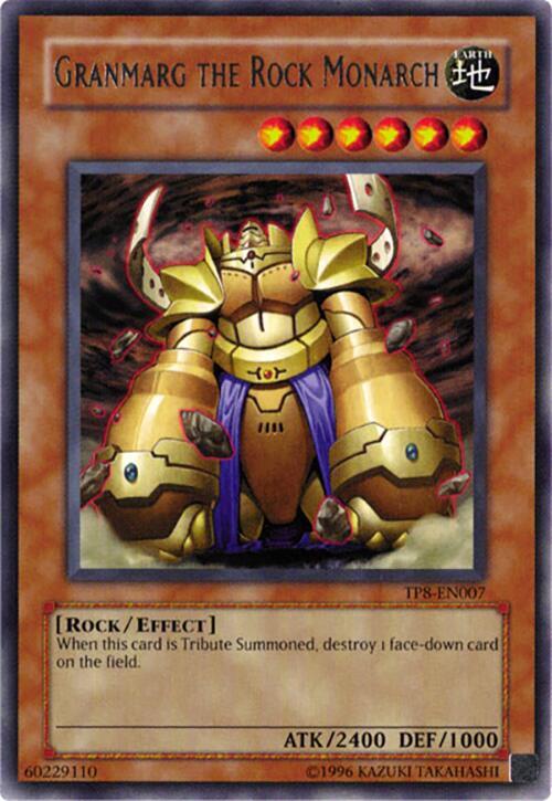Granmarg the Rock Monarch TP8-EN007 card from Tournament Pack 8