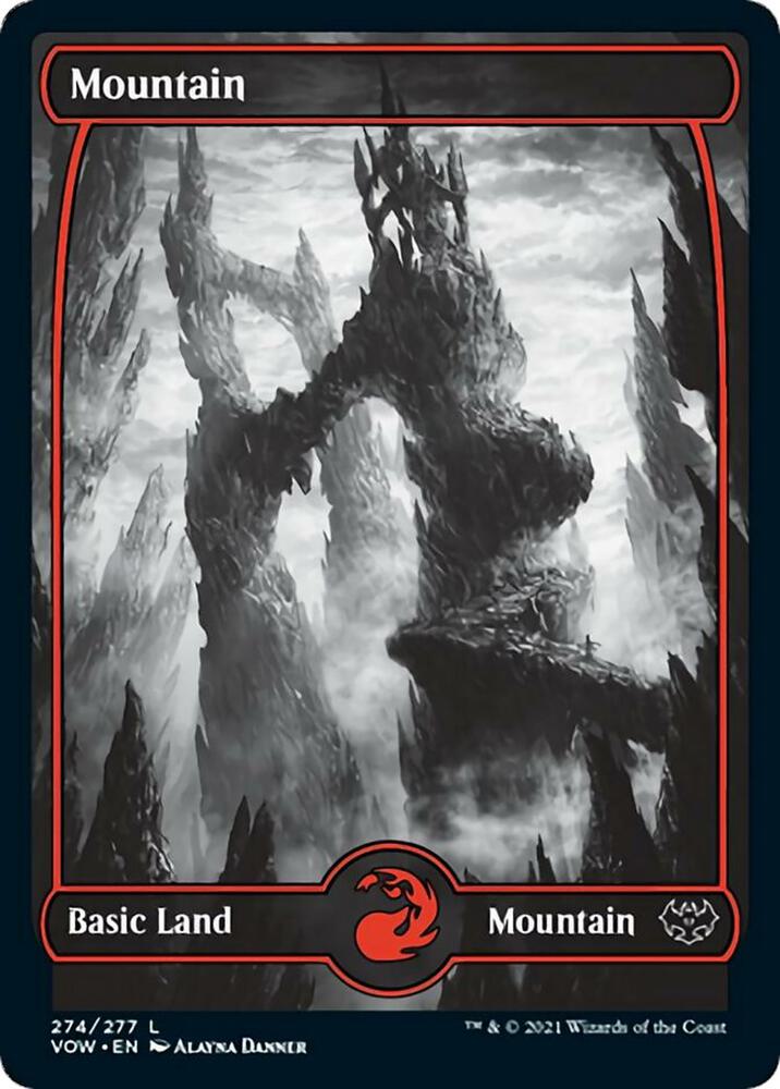 Mountain 274 card from Innistrad: Crimson Vow