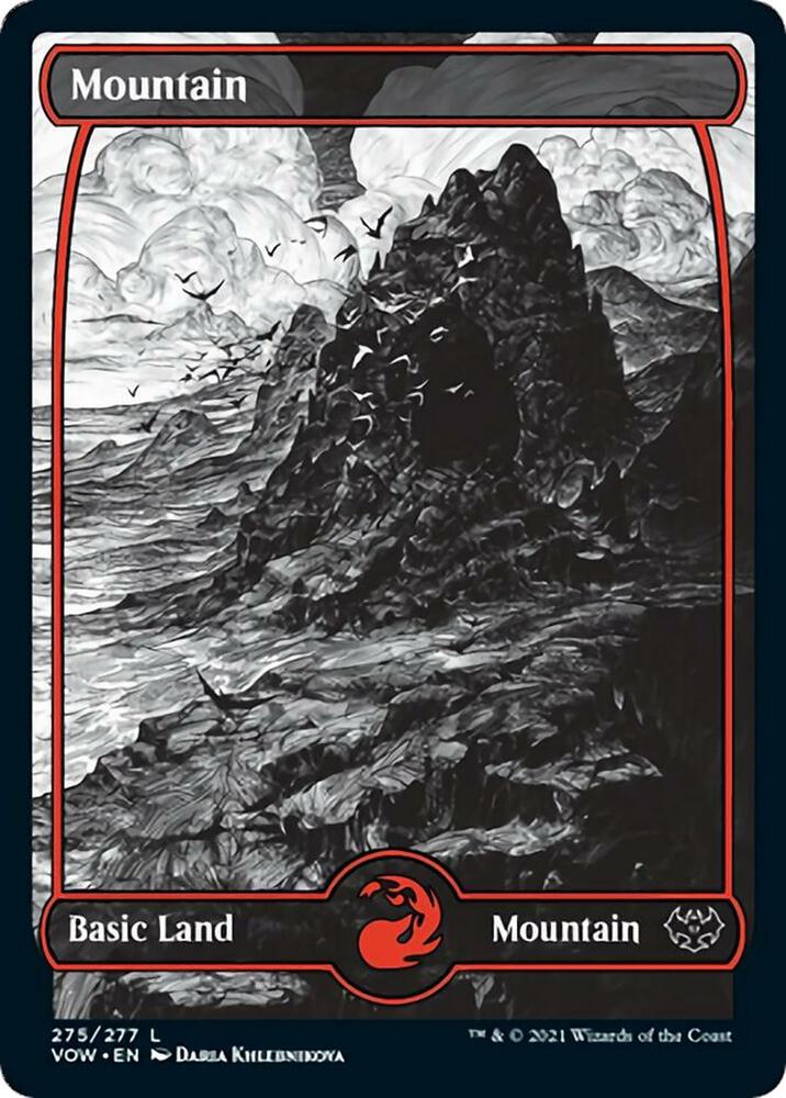 Mountain 275 card from Innistrad: Crimson Vow