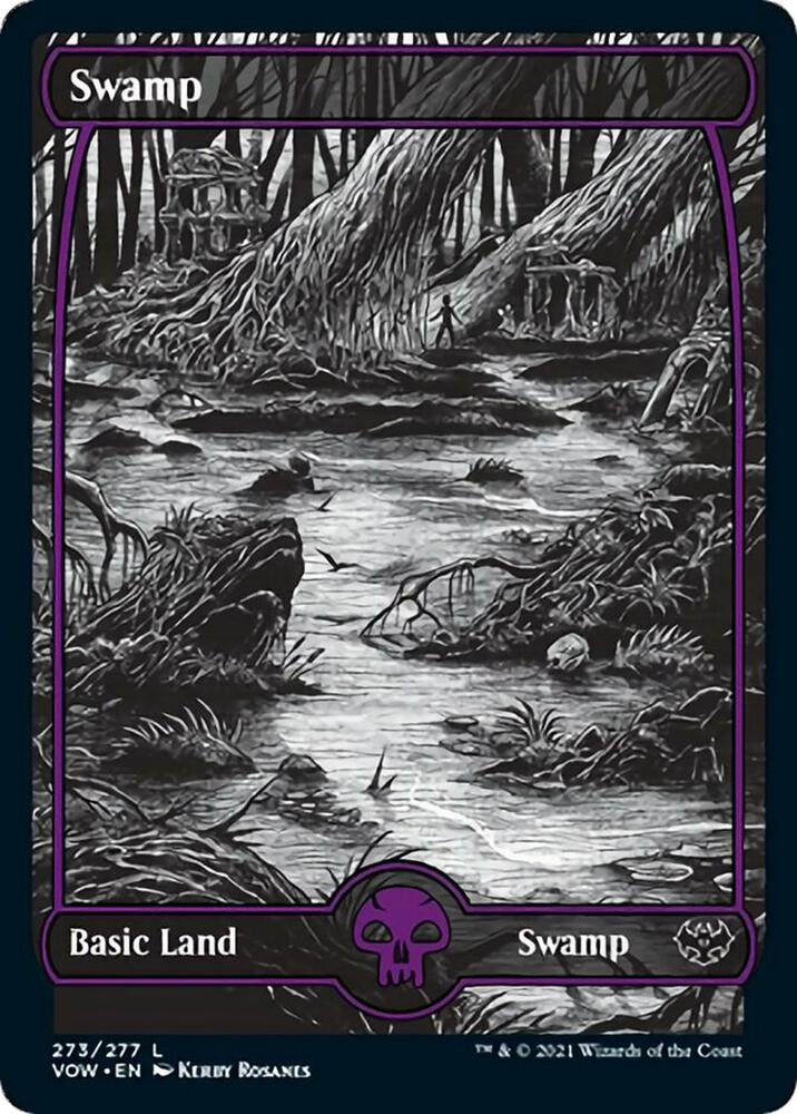 Swamp 273 card from Innistrad: Crimson Vow