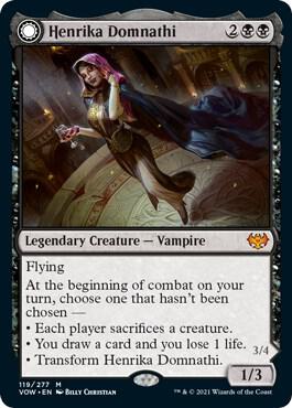 Henrika Domnathi 119 card from Innistrad: Crimson Vow
