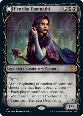 Henrika Domnathi (Showcase) 293 card from Innistrad: Crimson Vow