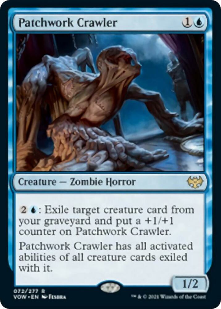 Patchwork Crawler 72 card from Innistrad: Crimson Vow
