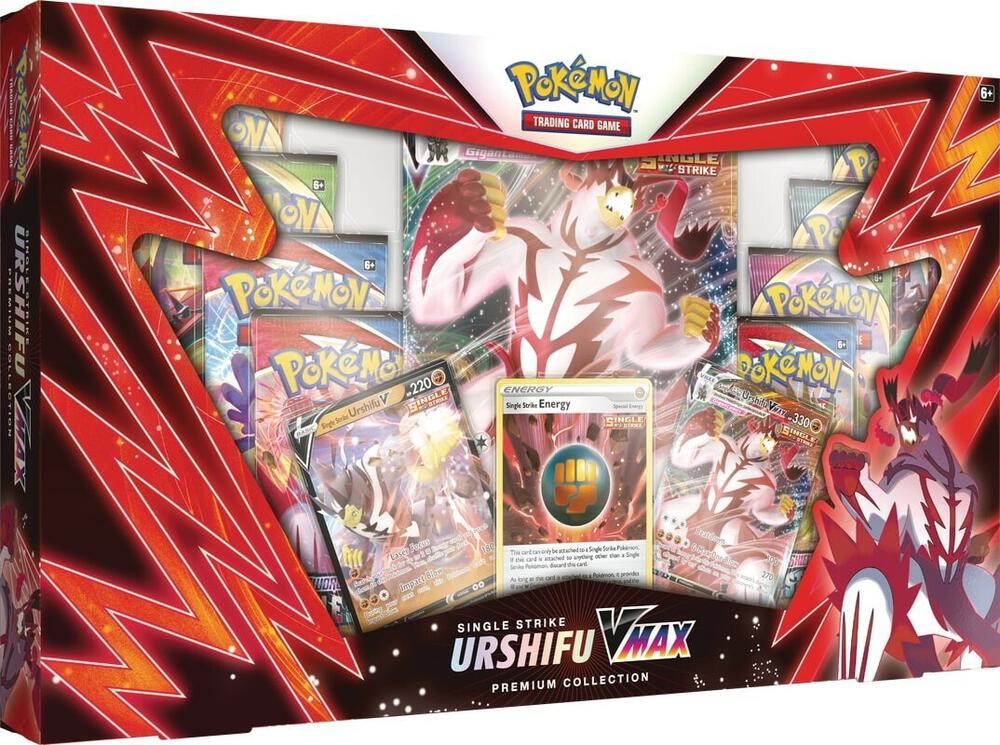 Single Strike Urshifu VMAX Premium Collection card from SWSH08: Fusion Strike