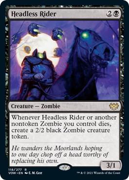 Headless Rider 118 card from Innistrad: Crimson Vow