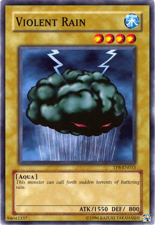 Violent Rain TP8-EN015 card from Tournament Pack 8