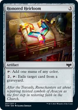 Honored Heirloom 257 card from Innistrad: Crimson Vow
