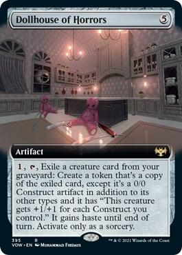 Dollhouse of Horrors (Extended Art) 395 card from Innistrad: Crimson Vow